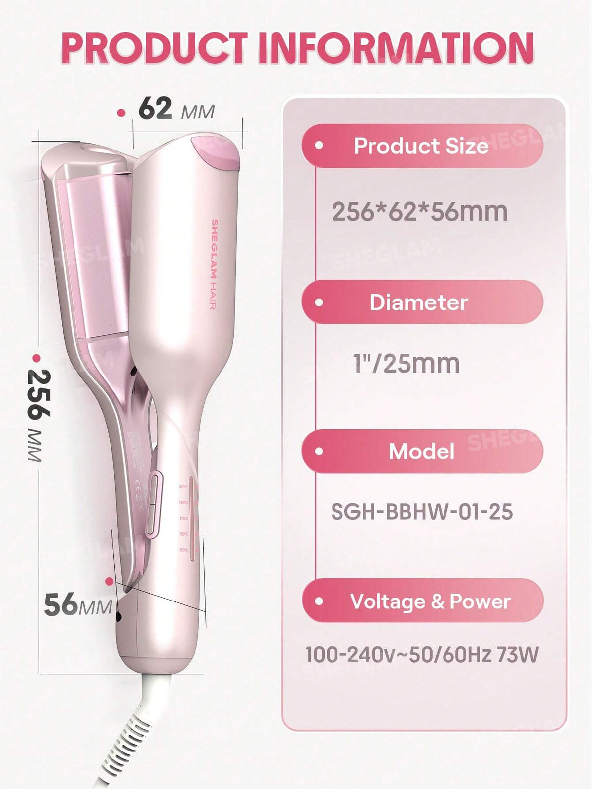 Sheglam Cupid Charm Beach Waver 25mm