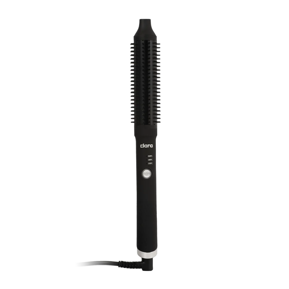 Clara Slim Hot Brush Black