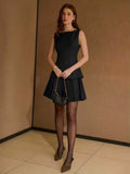 Solid Black Premium Dress