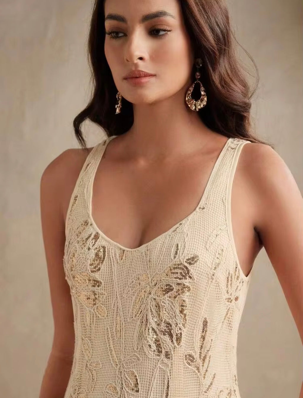 Tassel Mermaid Embroidered Dress