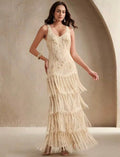 Tassel Mermaid Embroidered Dress