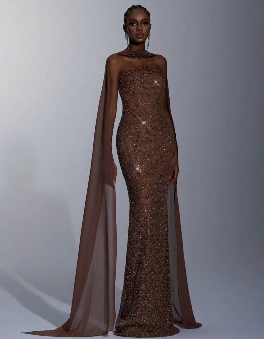 Sequin Asymmetrical Dress