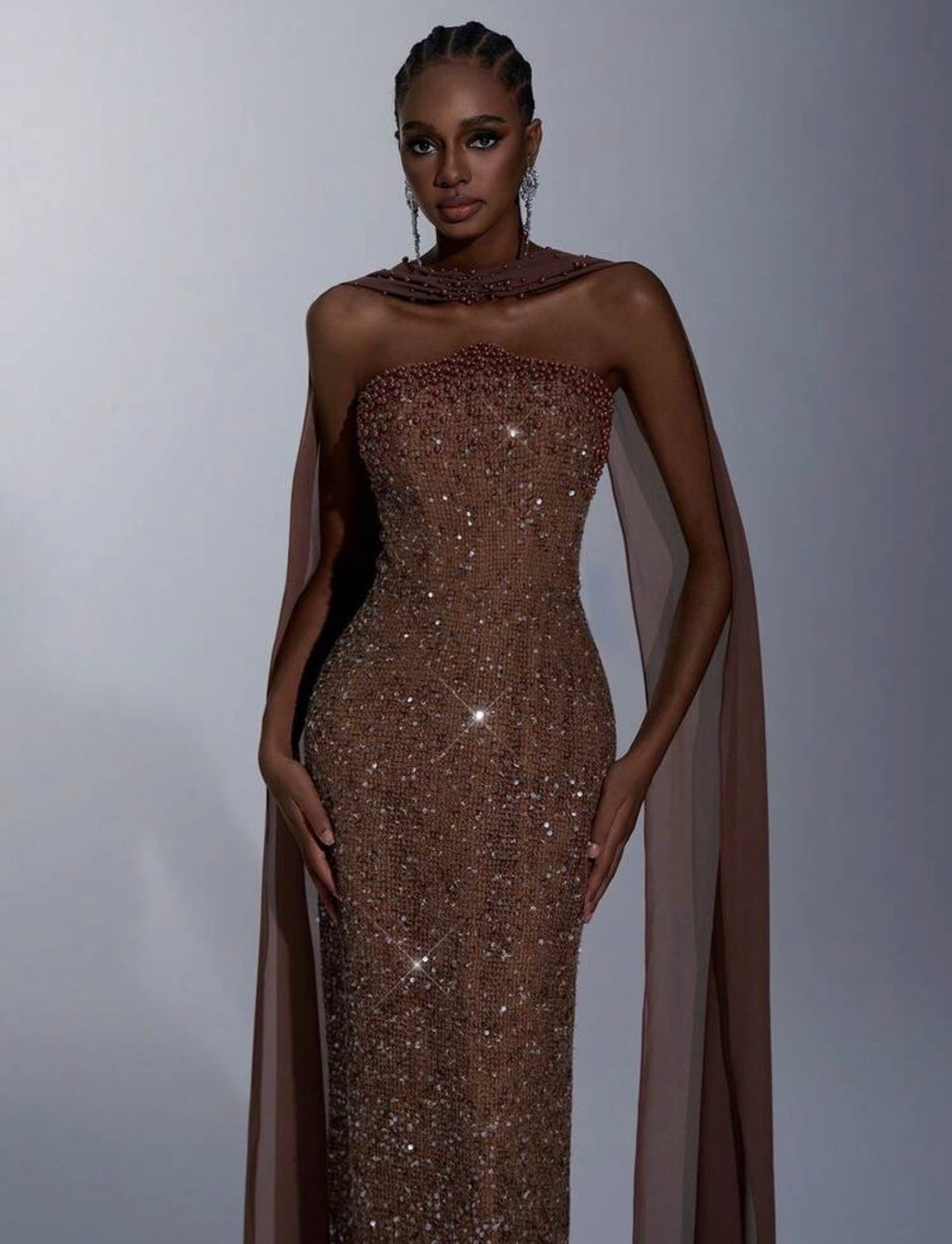 Sequin Asymmetrical Dress