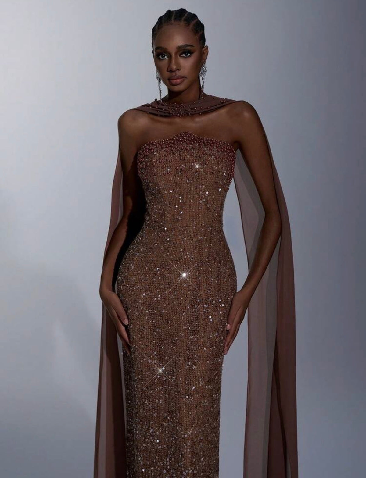 Sequin Asymmetrical Dress