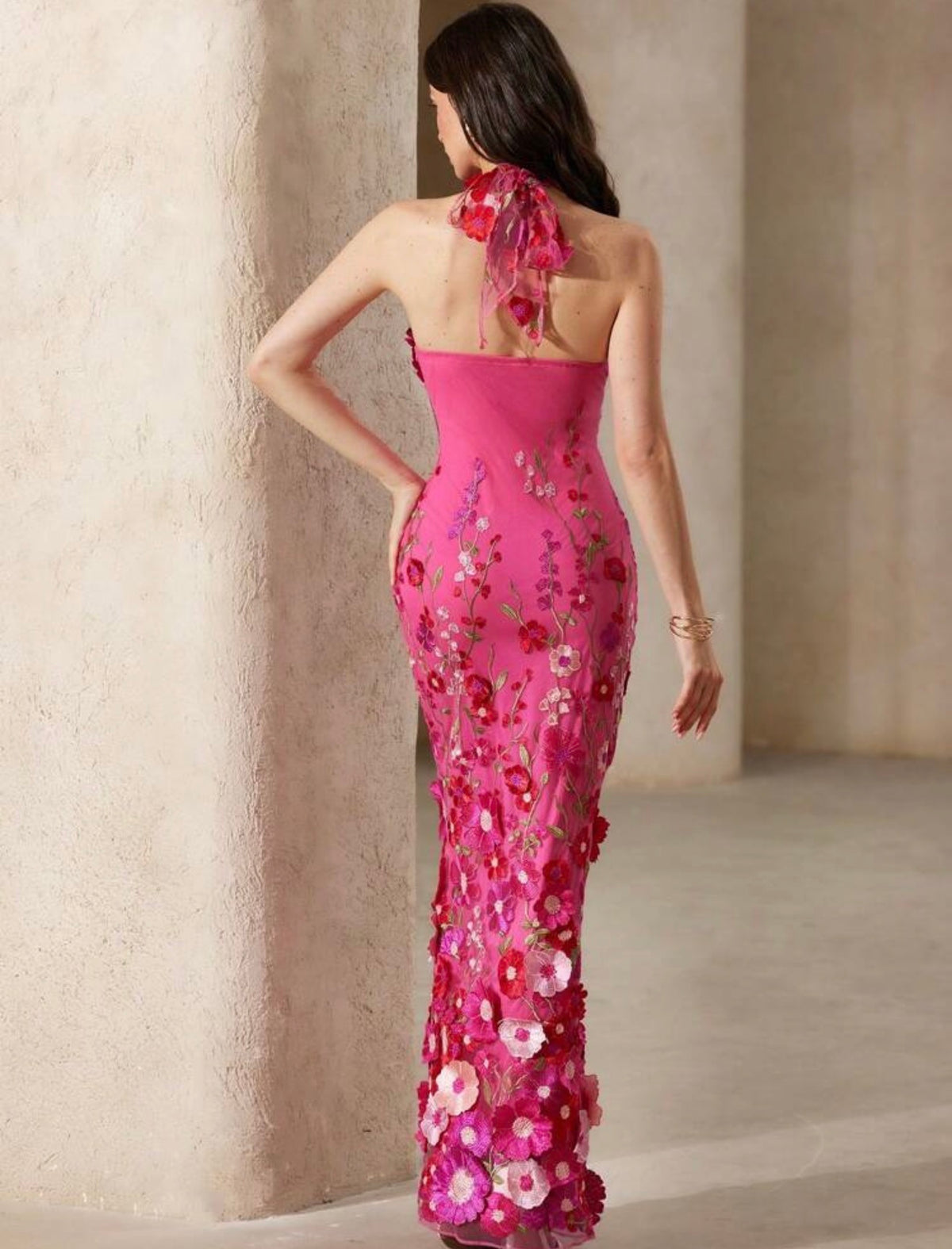 Hot & Chic Flowered Dress