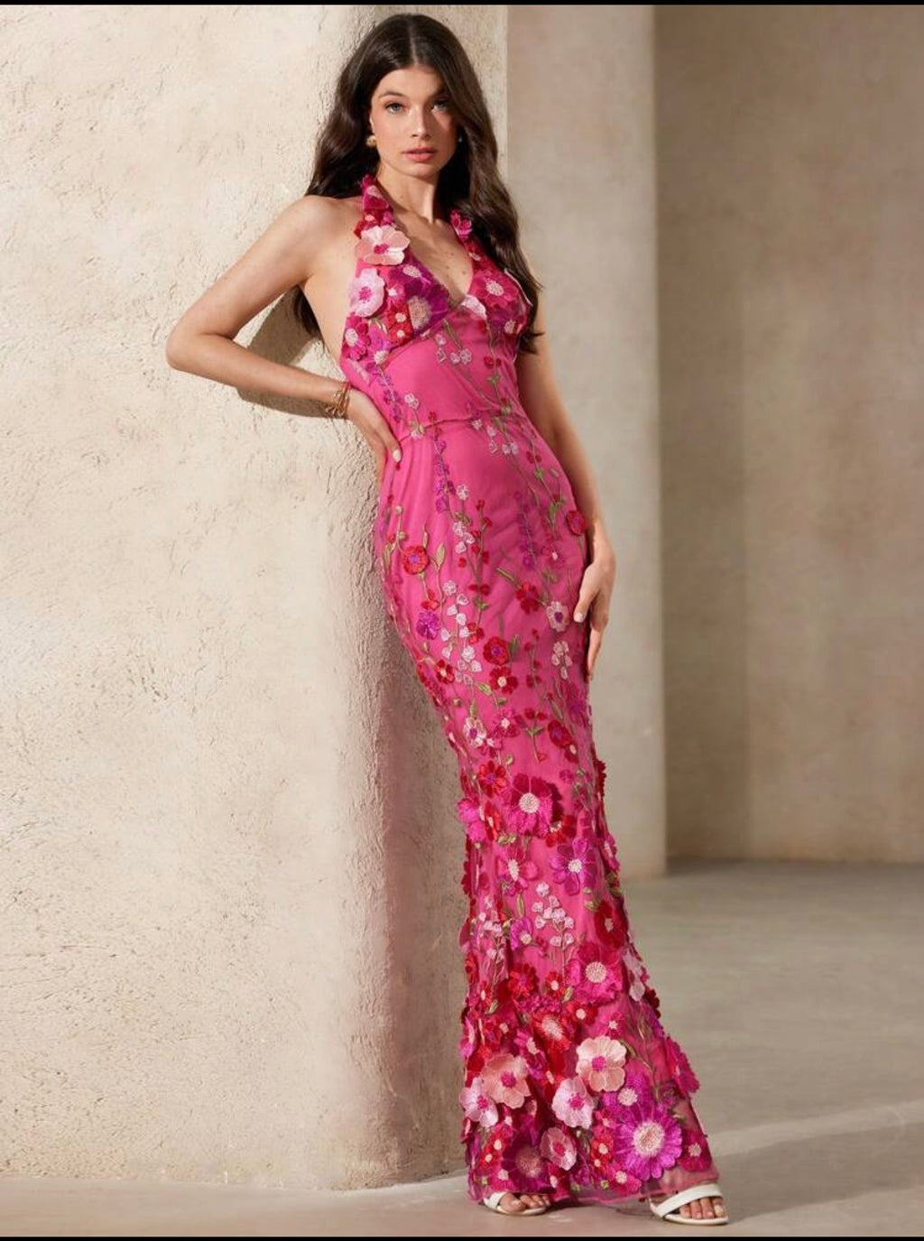 Hot & Chic Flowered Dress