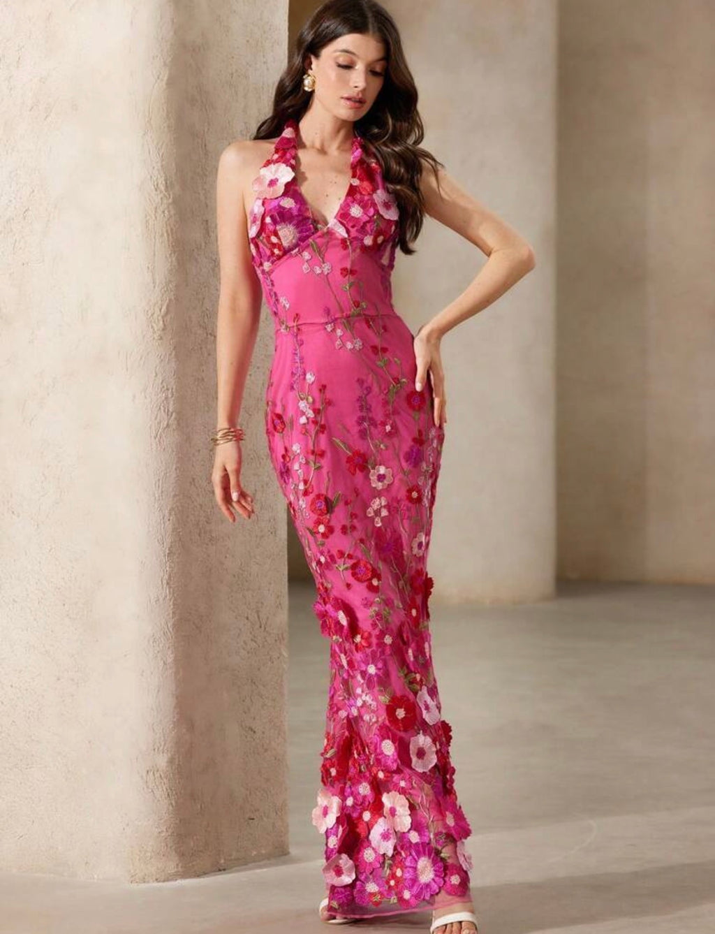Hot & Chic Flowered Dress