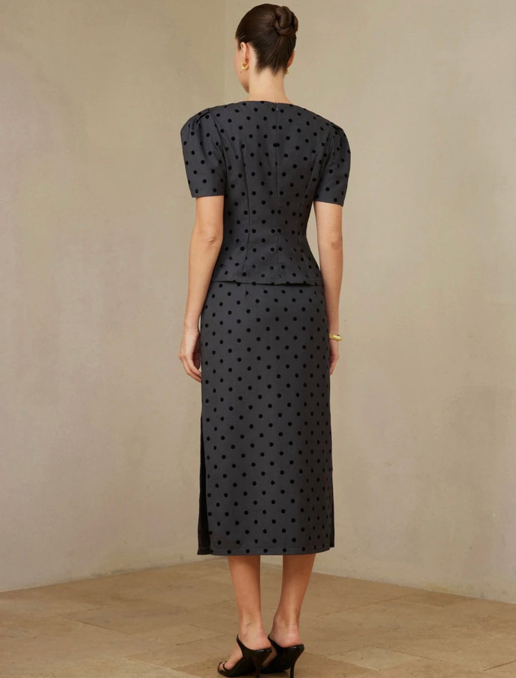 Elegant Polka Dot Set