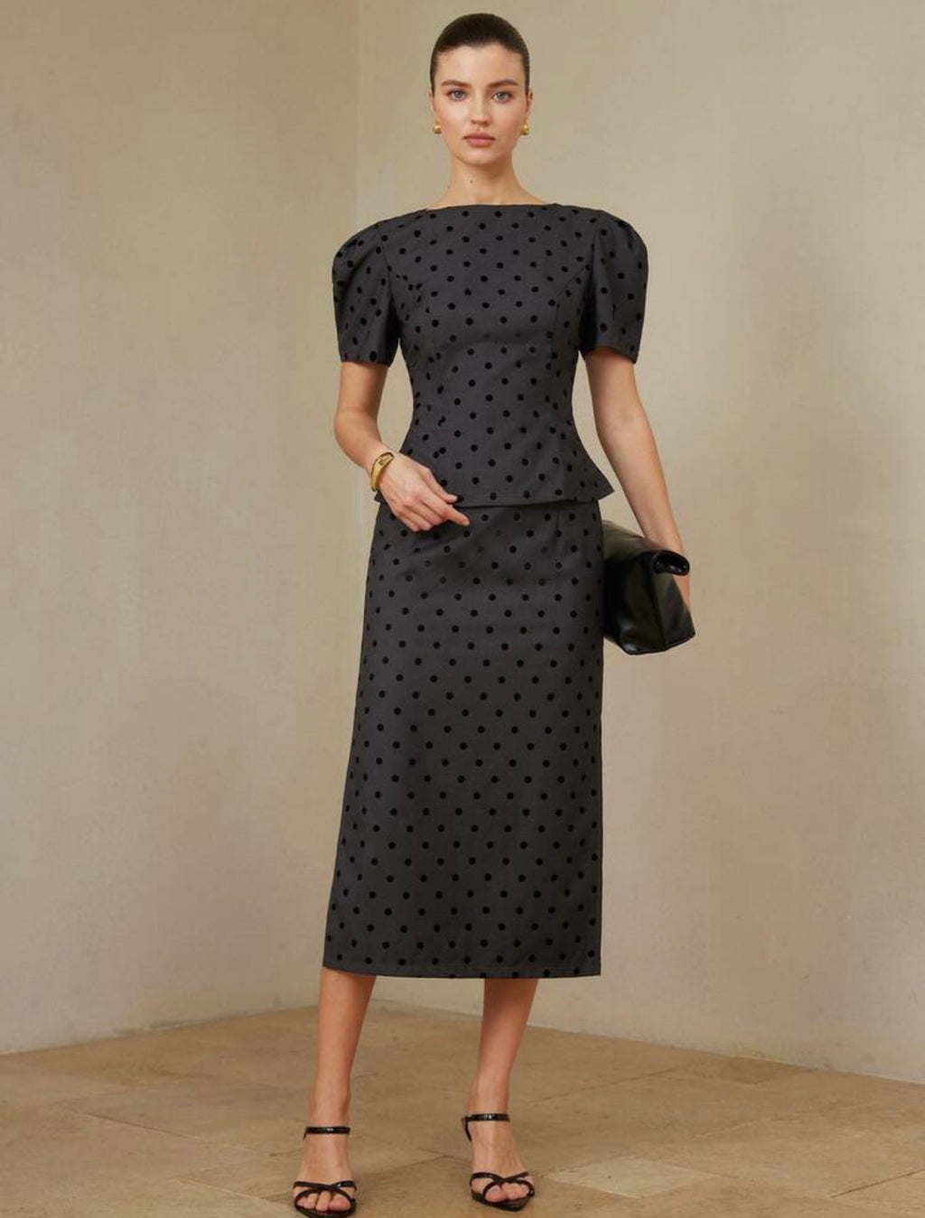 Elegant Polka Dot Set