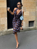 Polka Dot Brown Set