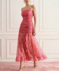 Pink & Orange Floral Dress