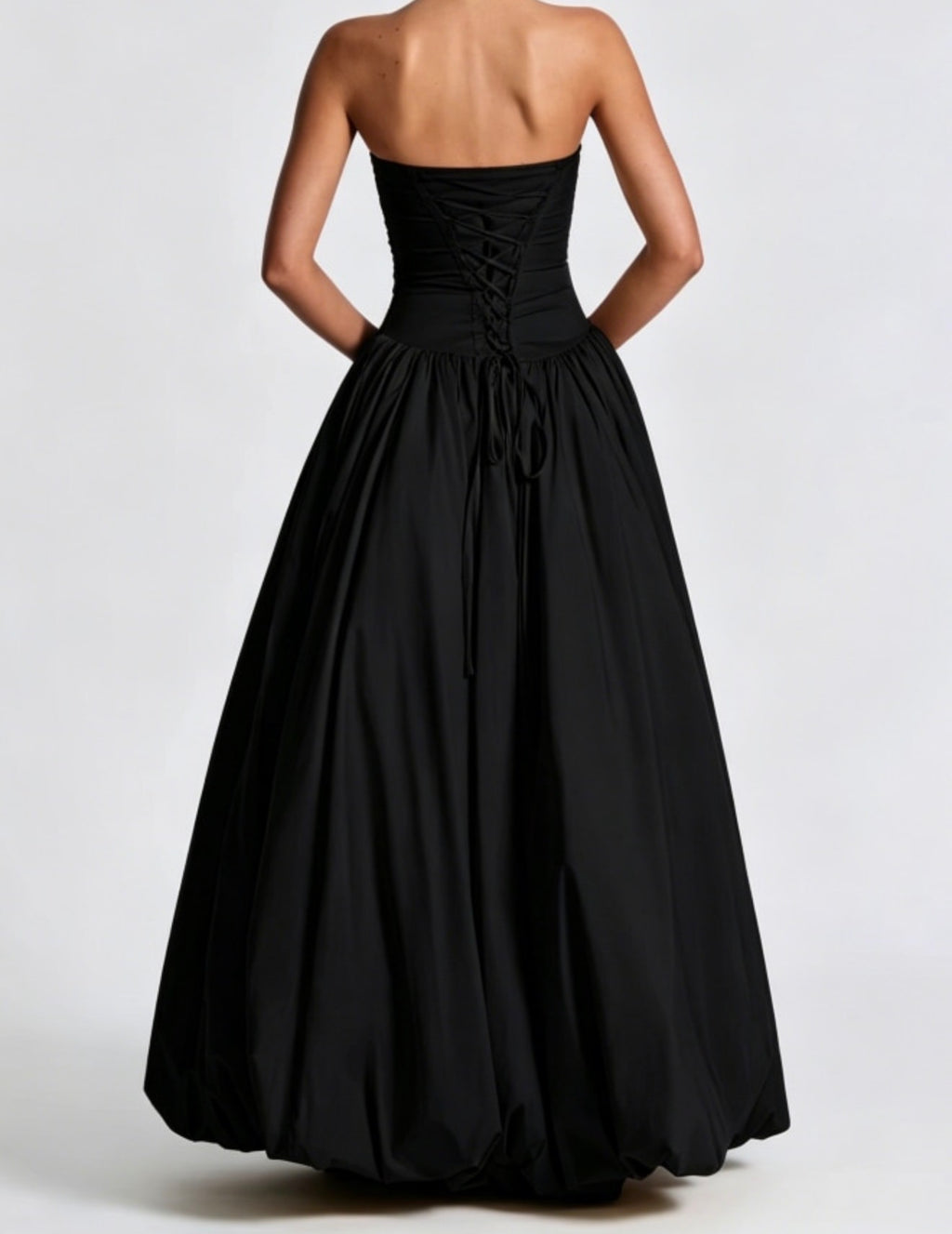 High Slit Black Dress