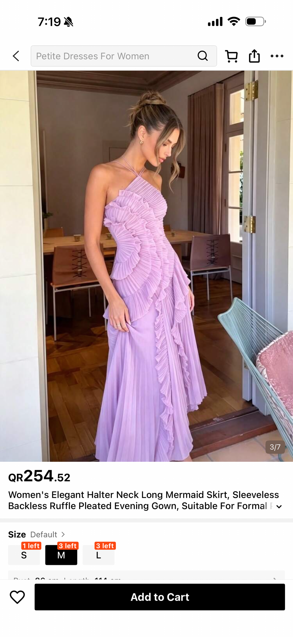 Ruffle Mermaid Dress